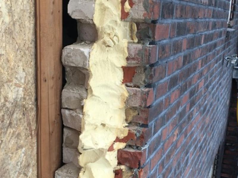 nachträgliche Kerndämmung mit PUR